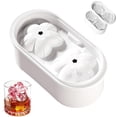 thumbnail image 1 of 3D Cherry Blossom Ice Mold, Silicone Ice Cube Tray, Whiskey Ice Mold, Easy Release Ice Tray, Novelty Ice Cube Mold, Freezer Ice Maker,Cocktail Ice Tray for Coffee Juice Drinks Chilling, 1 of 8
