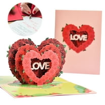 3D Cherry Blossom Pop Up Card, Gift for Birthday, Wedding, Anniversary, Mothers Day, Thank You, Get Well, All Occasion or Just Because - 5" x 7" Cover - Includes Envelope and Note Tag