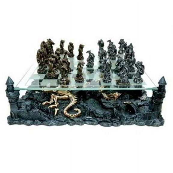 3D Chess Set - Dragon
