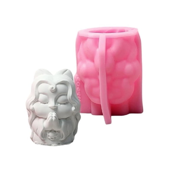 3D Chinese Figurine Silicone Molds for Soap Making Cement Clay Silicone Molds for Gypsum Decoration Craft