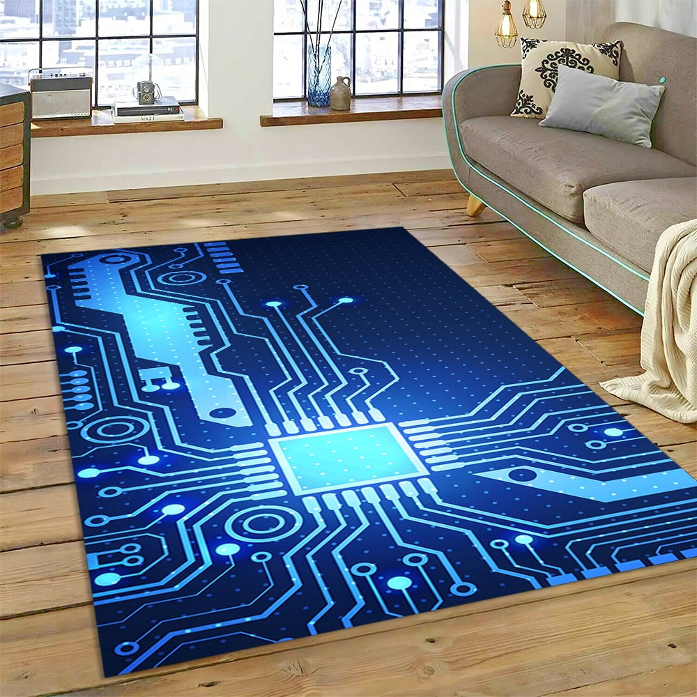 3D Film Board 197 Non Slip Rug Mat