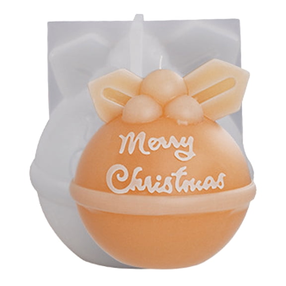 3D Christmas Candle Mold, Candle Silicone Mold Santa Claus Snowman, DIY Candle Plaster Soap Craft Making Tool