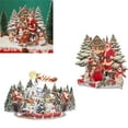 thumbnail image 1 of 3D Up Christmas Card - 3D -Up Christmas Card, Festive Holiday Greeting Card, Cute 3D Design, Perfect for Family, Friends & Christmas Gift Greetings, 8.23*7.6in, A, 1 of 5