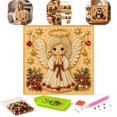 thumbnail image 1 of 3D Christmas Diamond Painting Christmas Diamond Art Kits For Adults Bead Pearl Mosaic Craft Set With Picture Frame Santa Angel Tree Pattern DIY Wall Art for Holiday Home Decor Gift,E, 1 of 5