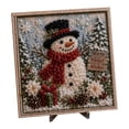 thumbnail image 1 of 3D Christmas Fabric Poke Art Kit,3D Christmas Embroidery Kit 20x20cm,Complete Hand Sewing Craft Supplies for Adults & Beginners,Handmade Artwork for Indoor Wall Christmas Home Decoration(A), 1 of 8