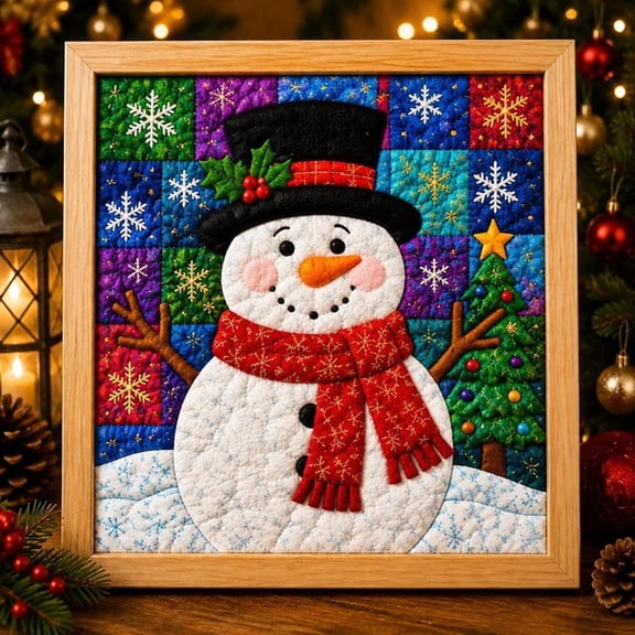 3D Christmas Fabric Poke Art Kit,Fabric Poke Art Decorations Kit for Adults