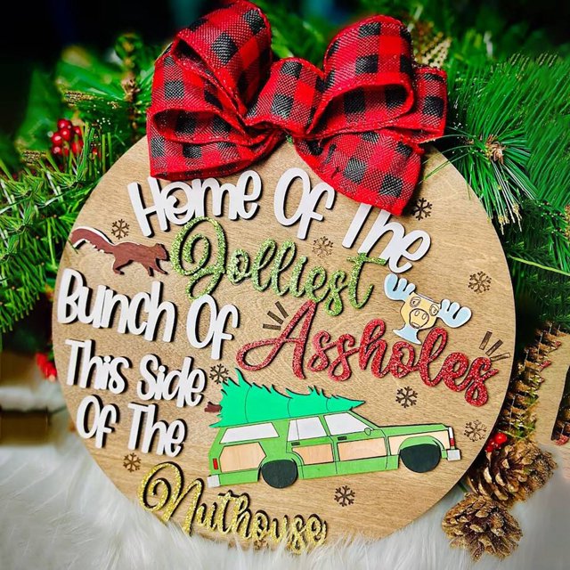 3D Christmas Front Door Pictures for Dining Room Wall Makeup Vanity