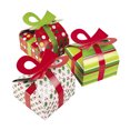 thumbnail image 1 of 3D Christmas Gift Boxes With Bow - Party Favor & Goody Bags & Paper Goody Bags.., 1 of 4