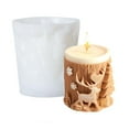 thumbnail image 1 of 3D Christmas Tree Candle Silicone Mold Christmas Candle Kit Tools Handmade Resin Plaster Gifts Soap Q0k5 Holiday Baki Making, 1 of 7