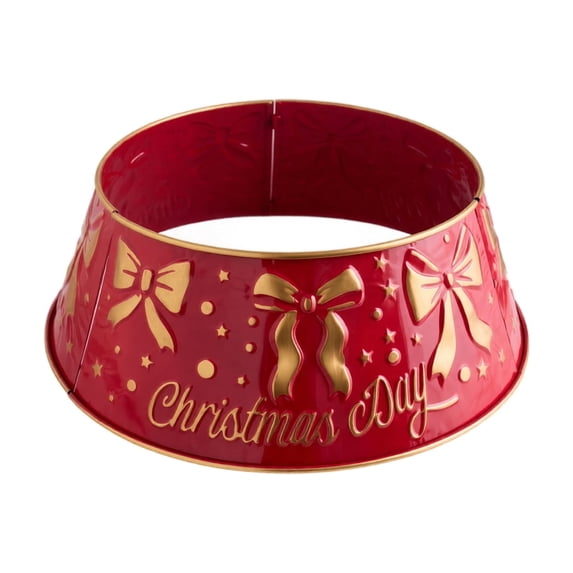 3D Christmas Tree Collar, Decorative Tree Base Surround For Holiday ...