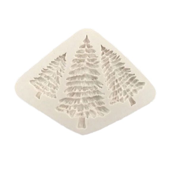 3D Christmas Tree Silicone Mold Pine Trees Fondant Cake Decorating Baking