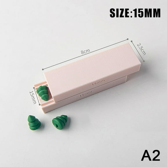 3D Christmas Tree Soft Clay Bead Roller Christmas Tree Mold Multi-size DIY Hand-rolled Earring Pendant Decoration Pottery Tools