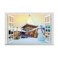 3D Christmas Wall Sticker Snowman Wall Sticker Removable Mural Decals