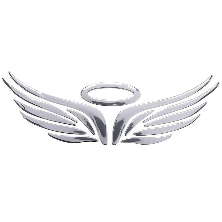 3D Angel Wings Decal Sticker Emblem (Chrome Wing / Gold Wing / Red Chr –  EzAuto Wrap