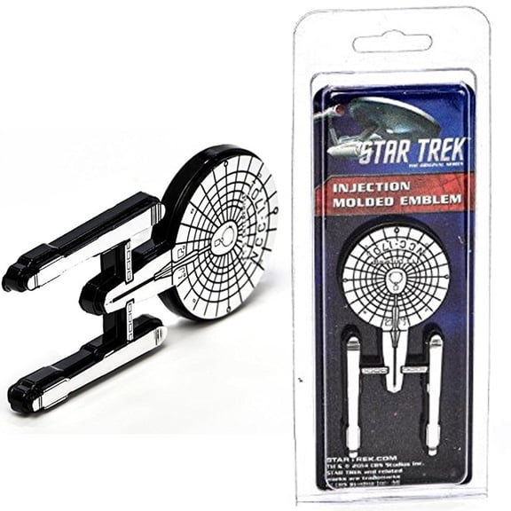 3D Chrome Emblem - Car Truck SUV Home Office - Star Trek - USS Enterprise