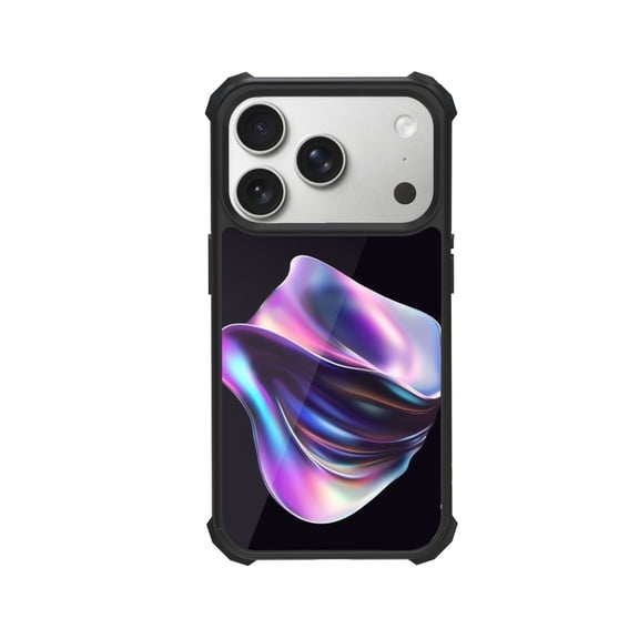 3D Chrome Shape Shockproof Case For iPhone 12 13 14 15 16 Pro Max Series – TPU Bumper + Hard PC Back, Air-Cushion Corners