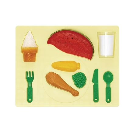 Excellerations 3D Chunky Food Puzzle- Dinner