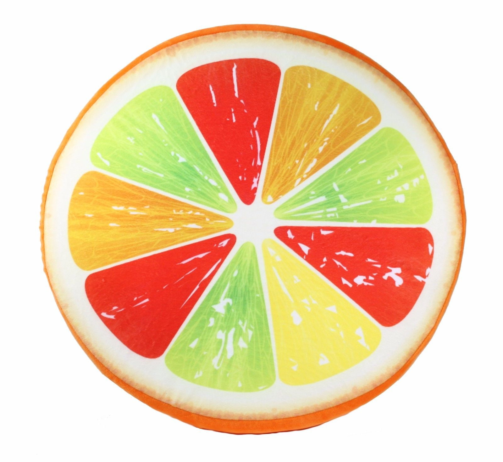 3D Citrus Fruit Slice Memory Foam Cushion Pillow Seat Pad Home Decor LS01730