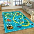 thumbnail image 1 of 3D City Traffic Road Map Child PlayMat Highway Playroom Area Rug Carpet Rug for Living Room Bedroom Sofa Doormat Non-slip Gift, 1 of 5