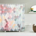 thumbnail image 1 of 3D Classic Geometry Pattern Printed Fabric Shower Curtains Bathroom Curtain Bath Screen Waterproof Product Home Decor with, 1 of 5