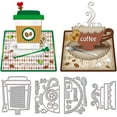 thumbnail image 1 of 3D Coffee Cup Metal Die Cuts Coffee Cup Shakers Metal Cutting Die for DIY Scrapbooking Photo Album Decorative Embossing Paper Card, 1 of 7