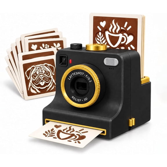 3D Coffee Printer Latte Art Stencil Maker for Drinks & Desserts