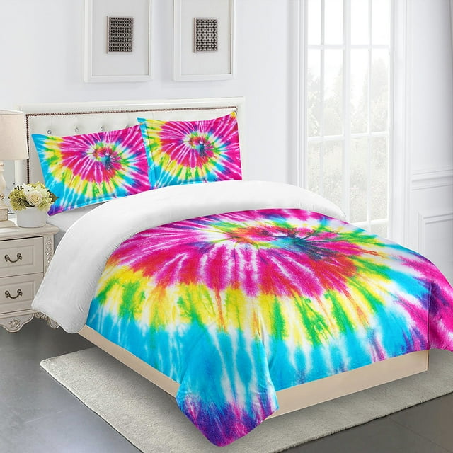 3D Color Gradient Bedding Set for Boys Duvet Cover Pillowcases
