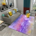 3D Color Ink Painting Carpet Abstract Graffiti Art Rug Modern Simple