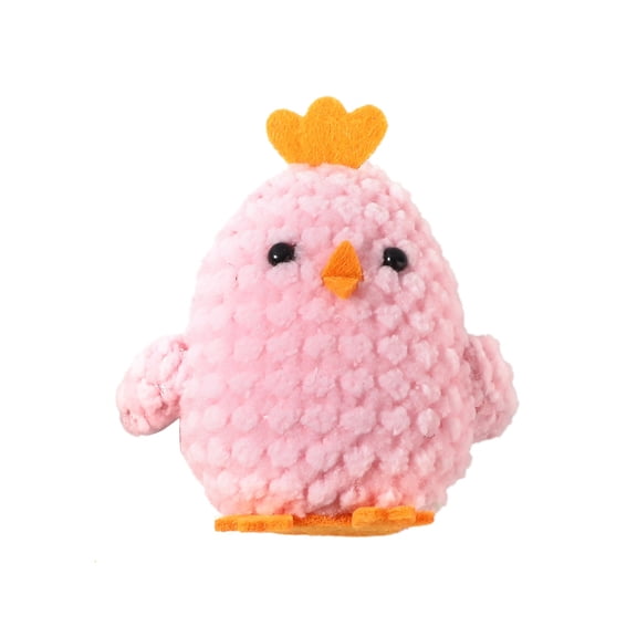 3D Colorful Chick Plush Hanging Pendant, Easter Spring Holiday Decor, Cute Fuzzy Chick Ornament for Home Tree Party Festive Decoration