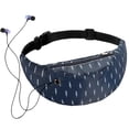thumbnail image 1 of 3D Colorful Printed Waist Bag Pillow Shaped Women's Pockets Hip Belt Bag Wallet Travel Hiking, 1 of 5