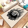 thumbnail image 1 of 3D Colorful Snooker Billiard Carpet Ball Sports Area Rug for Living Dining Room Bedroom Decor Floor Rug Bathroom Non-Slip Rugs, 1 of 6