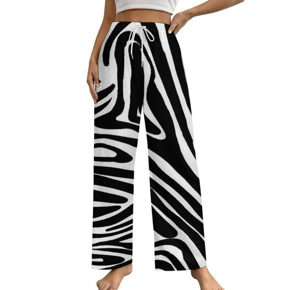 3D Colorful Zebra Pattern Pajama Pants Comfortable Elastic Waist Pajamas Fashion Sleepwear Bottoms Plus Size Homewear