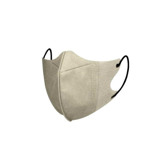3D Comfort Face Masks 30 Count Disposable Face Masks for Adults Stand-Out Design Reduces Moisture, Soft Earloop for Family Khaki