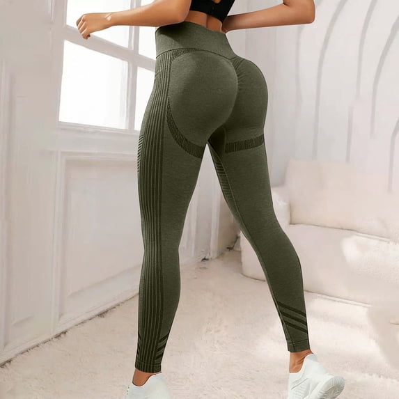 3D Compression Leggings for Women JIANLAI Quick Dry Breathable Leggings Fabric for Yoga Running Gym Workout Summer Fitness Gift for Women (XS-3XL) Green
