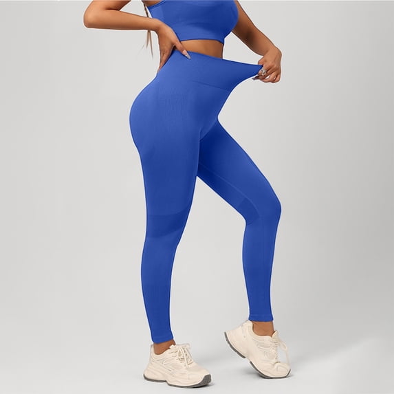 3D Compression Leggings for Women JIANLAI Seamless High Waist Yoga Leggings Ribbed Knit Full Length Workout Pants Soft Stretch Athletic Trousers for Gym Fitness Running Daily Casual Wear