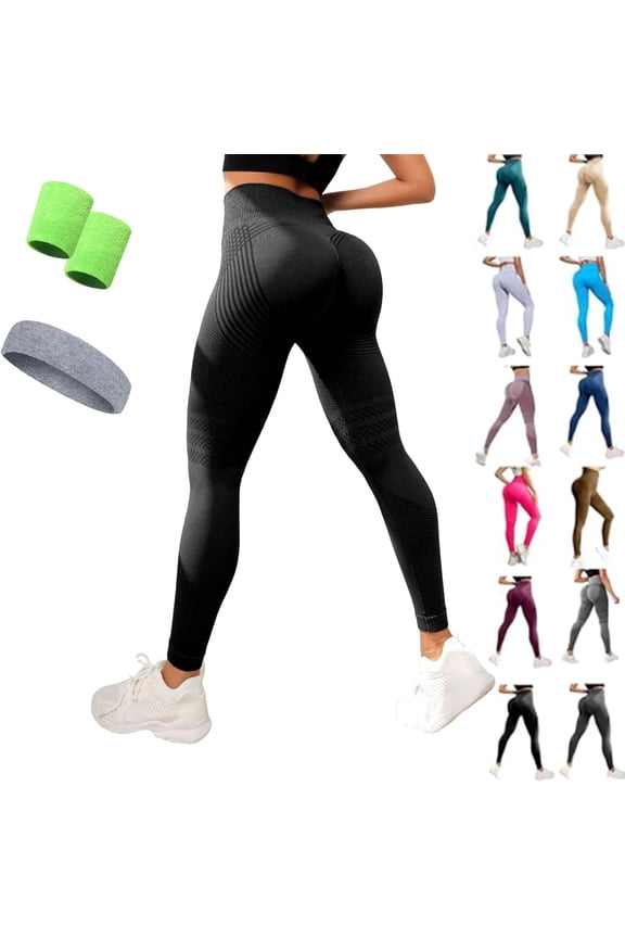 3D Compression Leggings for Women, High Waist Tummy Control Yoga Pants, Butt Lifting &Smooth Leggings