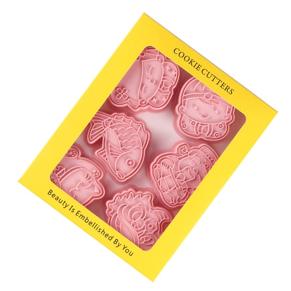 3D Cookie Molds and Fondant Stampers Set for Biscuit Embossing, Baking Tools for Cake and Cookie Decorating