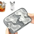 thumbnail image 1 of 3D Corgi Dog Ice Cube Tray Fun Shapes, Novelty Corgi Mom/Dad Gifts for Dog Lovers, Cute Ice Mold for Whiskey,Cocktail,Bourbon, 1 of 7