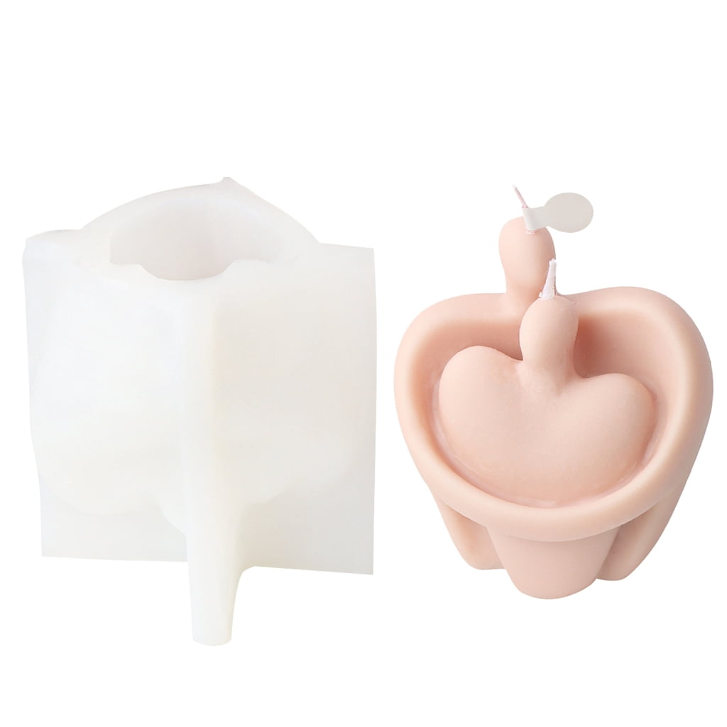 Silicone Candle Mold, Couple Figure Epoxy Gypsum Mould Home Decors for DIY Handcrafts Resin Plaster Home Decor