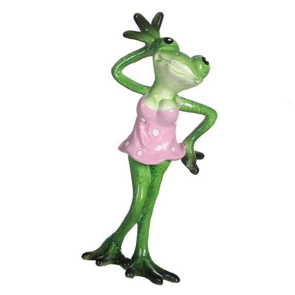 3D Creative Frogs Decoration Lady Frogs Figurine Love Declarations NoveltyAn1ma1Frogs