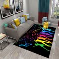 3D Creative Music Note Instrument Carpet for Living Room Bedroom