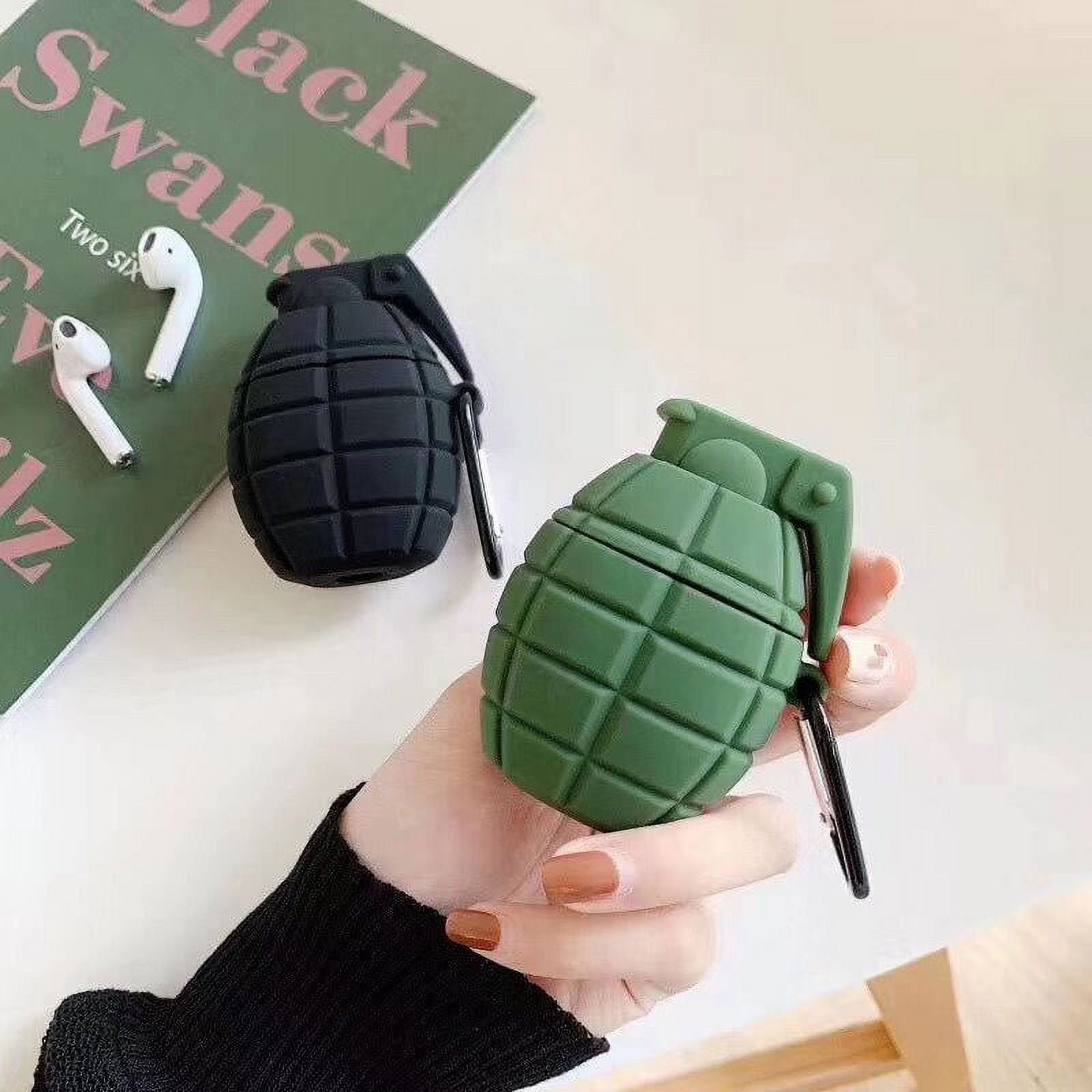 3D Creativity Simulation Military Grenade Silicone Case For Airpods Pro ...