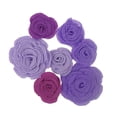thumbnail image 1 of 3D Crochet Flower Embellishments, 7-Piece, 1 of 1