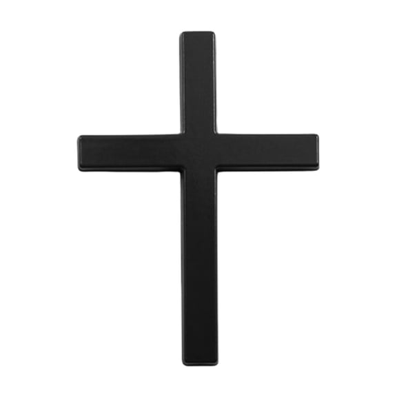 3D Crosses Badge Car Exterior Decoration Emblems Badges Sticker Adhesive Metal Crosses Decal for Vehicle Truck