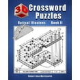 thumbnail image 1 of 3D Crossword Puzzles: Optical Illusions Book II Paperback, 1 of 1