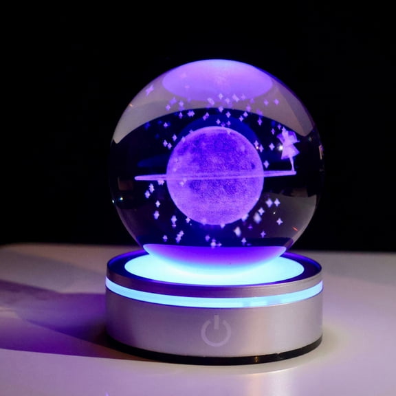 3D Crystal Ball Stargazing Decoration, Gift for Men and Women: Stargazing Night Light, Gifts for Daughter/Son, Birthday, Colleagues, Christmas, Teacher Thanks Gift, Home Decoration