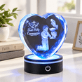 3D Crystal First Holy Communion Gifts for Boy Religious Keepsake Statue ...