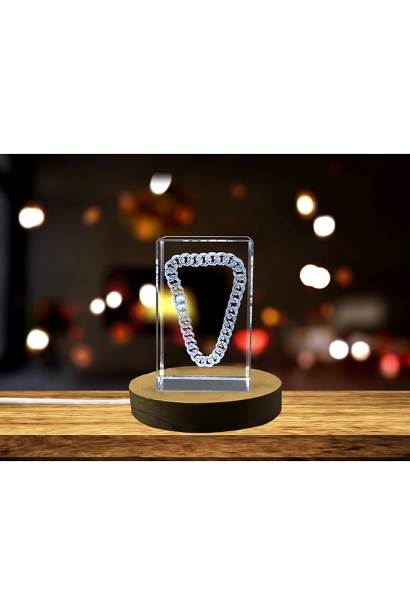 3D Crystal Hip Hop Chain Necklace
