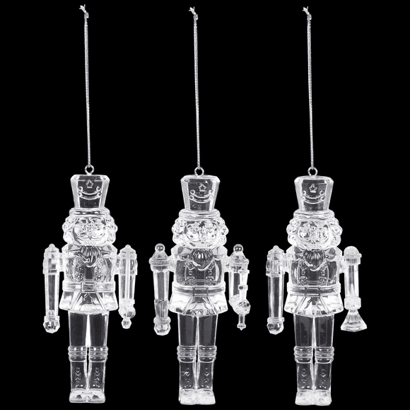 3D Crystal Nutcracker Night Light  Laser-Engraved Christmas Decor