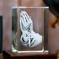 thumbnail image 1 of 3D Crystal Praying Hands, 1 of 5